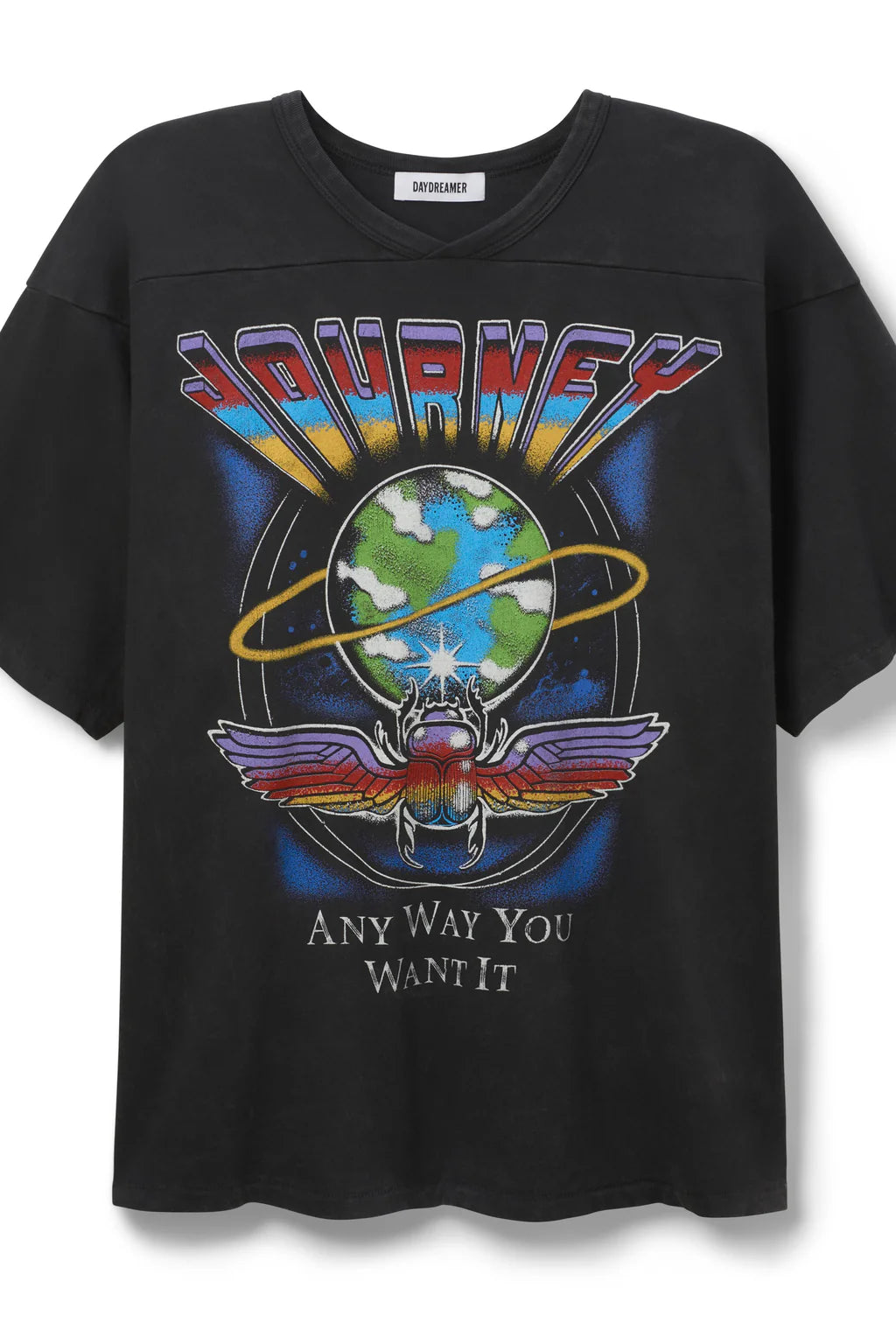 Daydreamer | Journey Any Way You Want It Oversized Jersey - Reactive Black