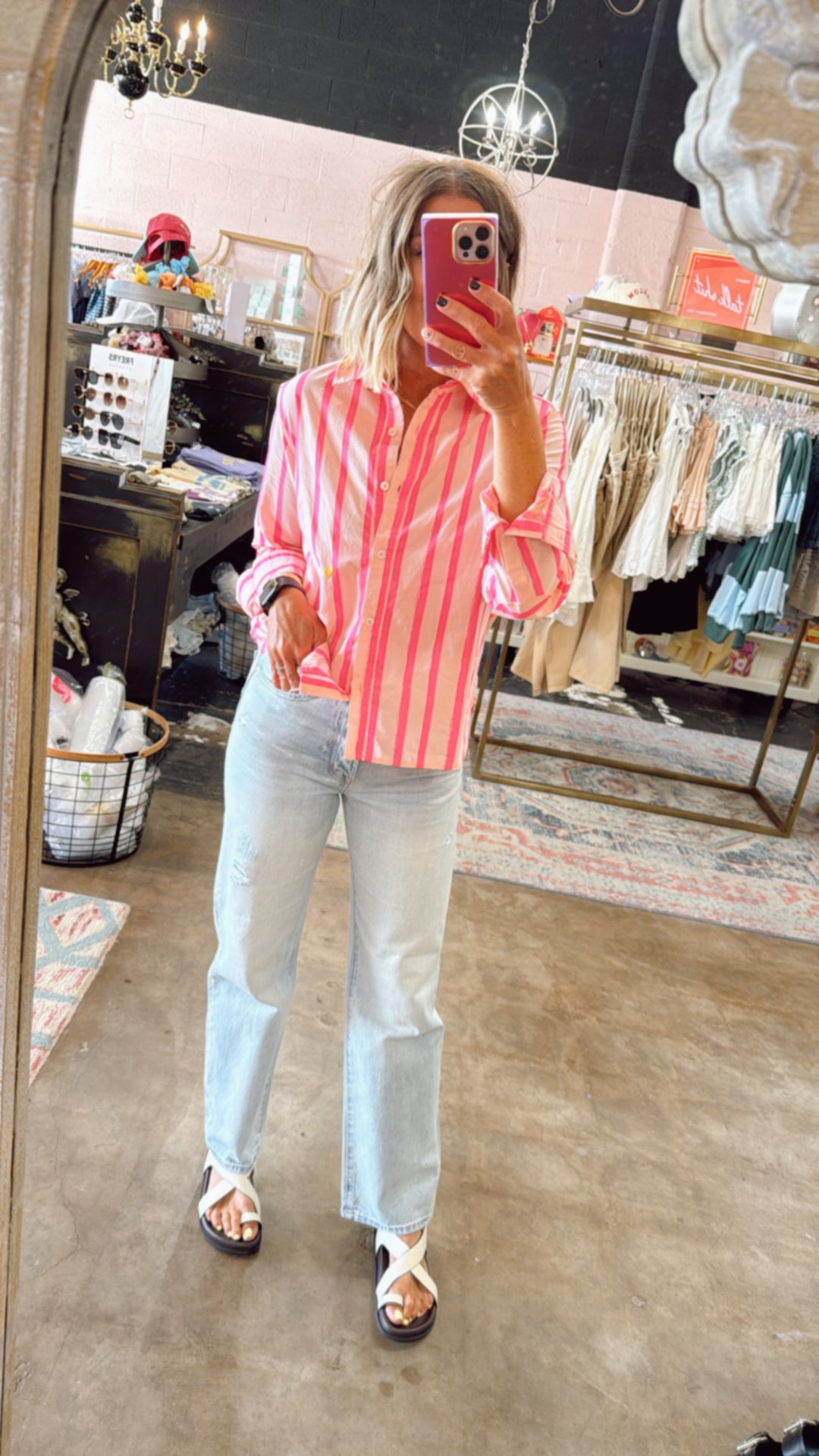 Pistola | Cassie Super High Rise Straight - Sunrise Vintage