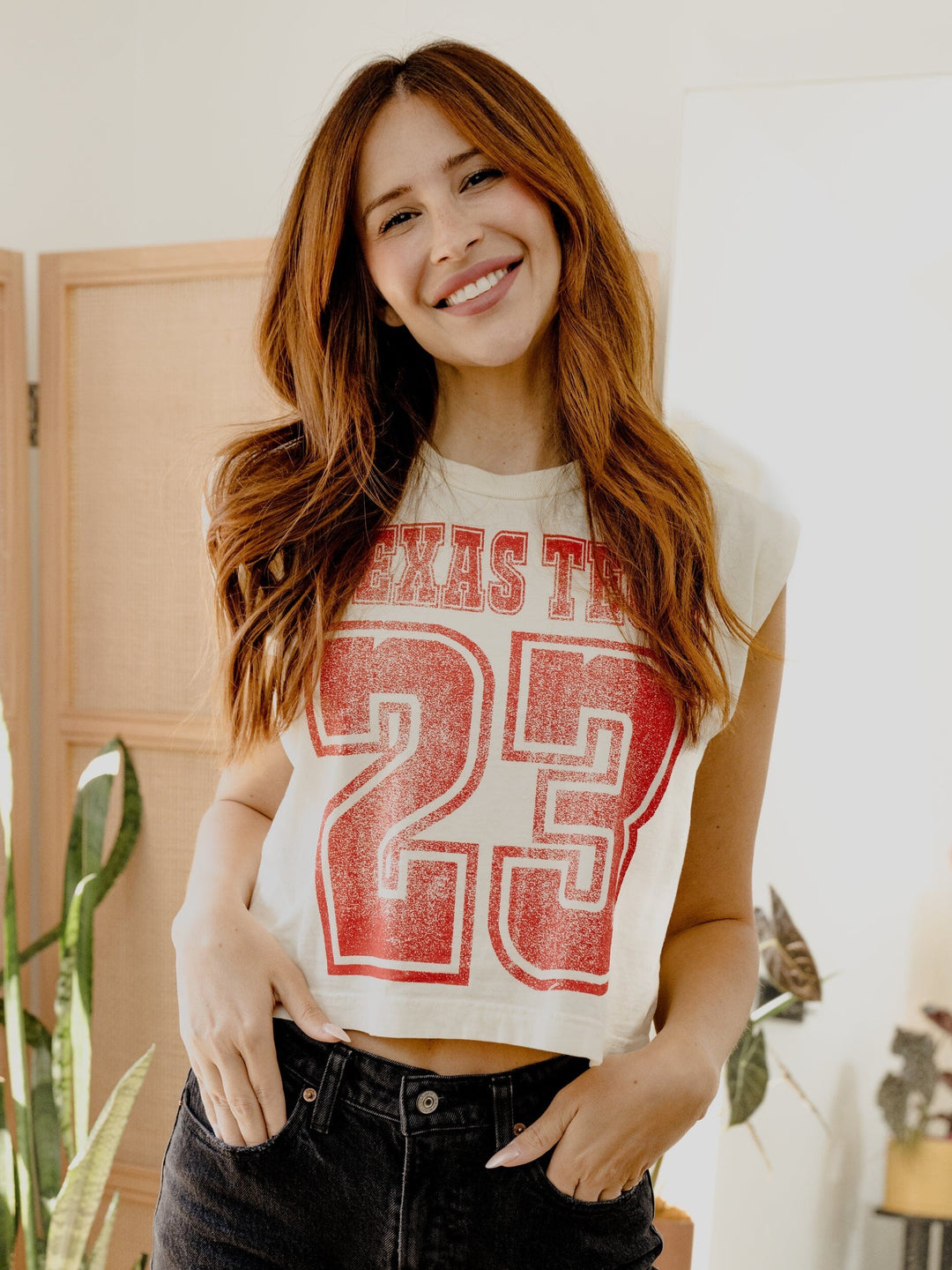Texas Tech Player Tank - Off White