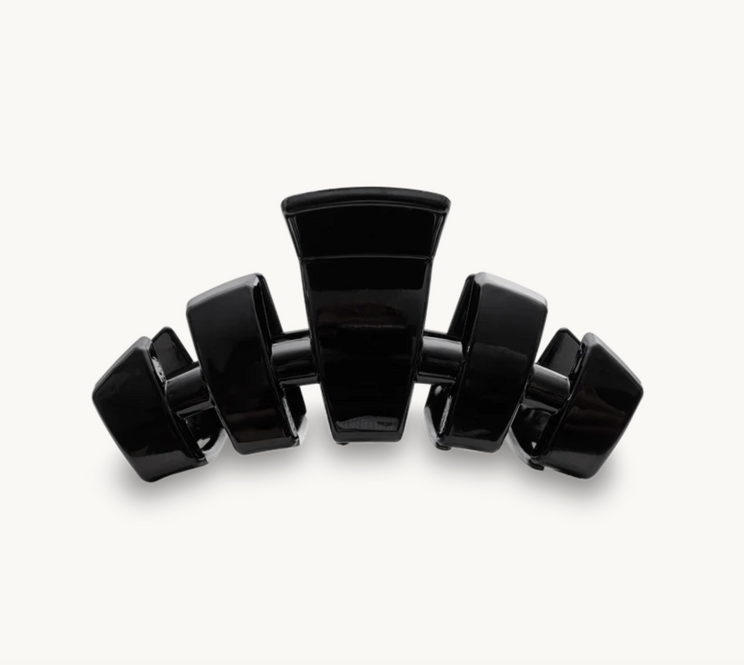 Teleties Classic Hair Clip MEDIUM | Jet Black