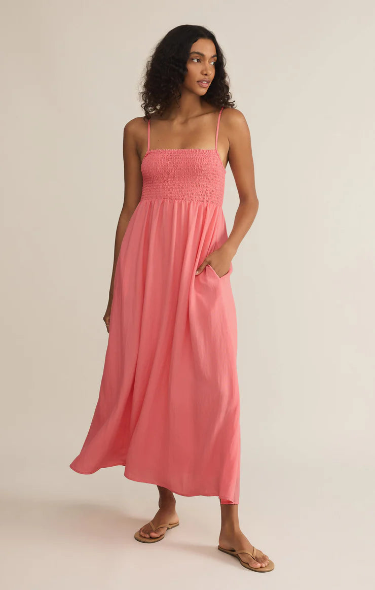 Z Supply | Beachside Midi Dress - Sunset Pink