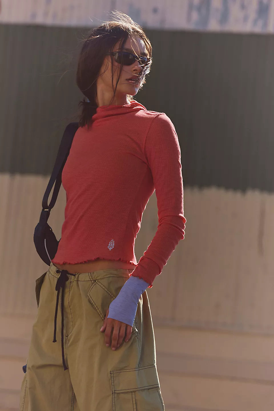 FP Movement | Breathe Easy Long Sleeve - Victory Red