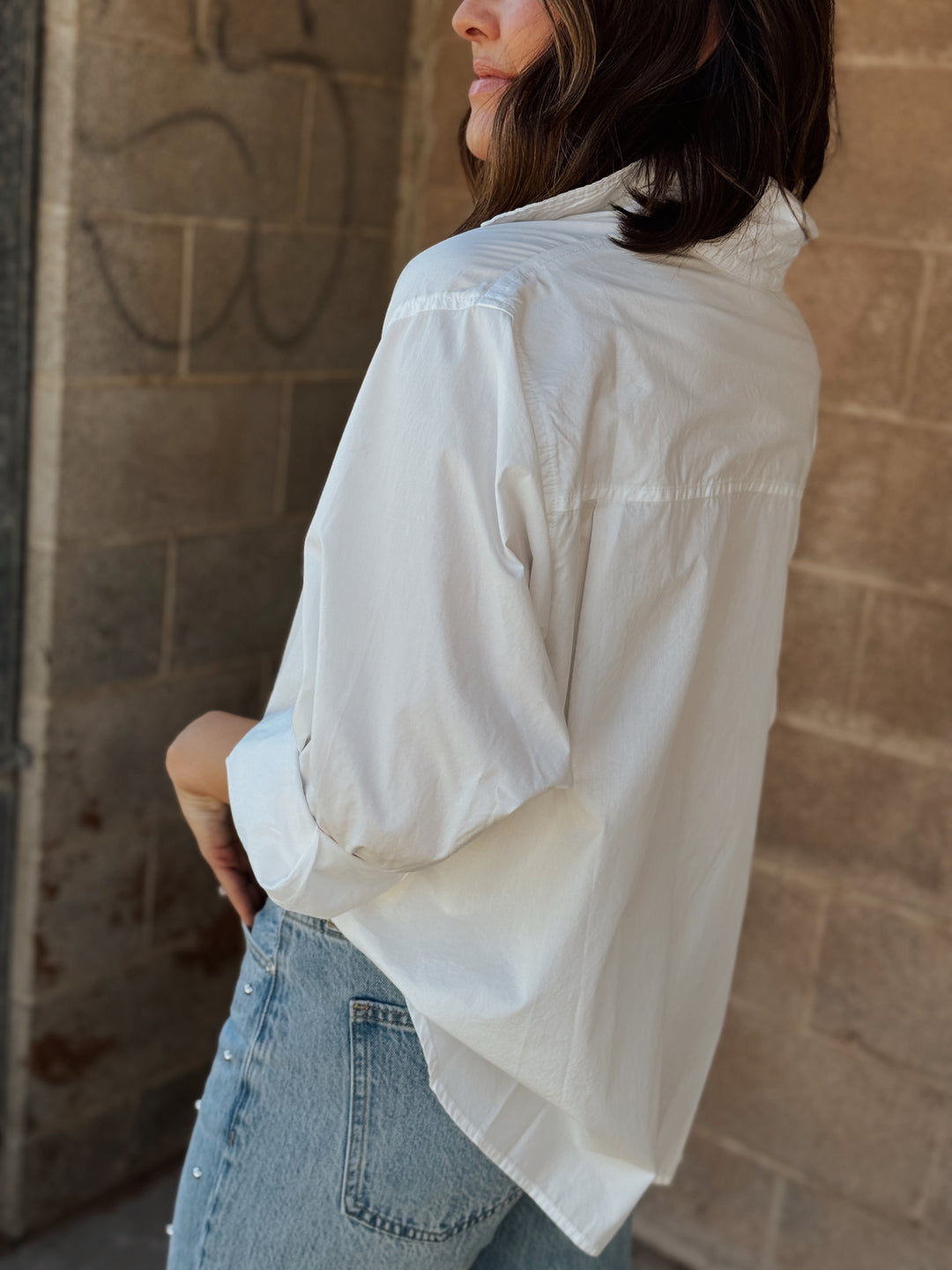 Free People | Sabine Tailored Shirt - Parchment