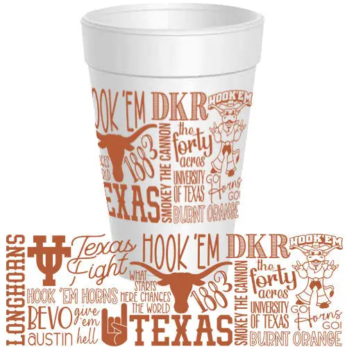 College Styrofoam Cups | Various