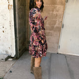 Free People | Kiki Kitten Heel Boot - Tan Suede