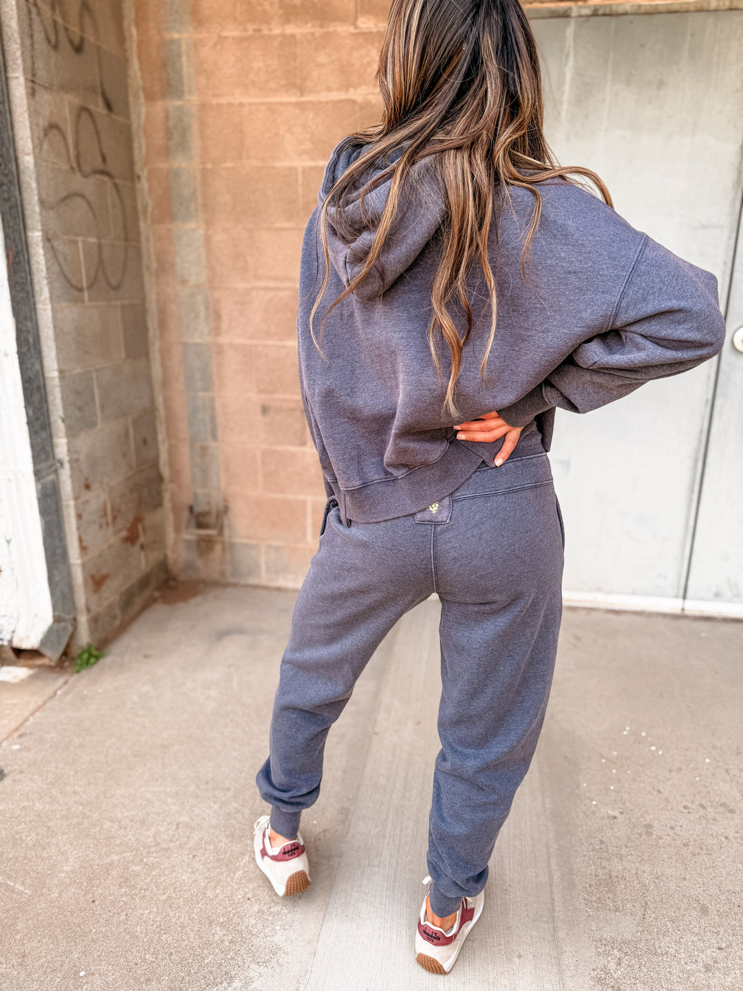 FP Movement | Sand washed Undefeated Set- Midnight Navy