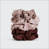 Kitsch | Satin Sleep Scrunchies 5pc- Cameo