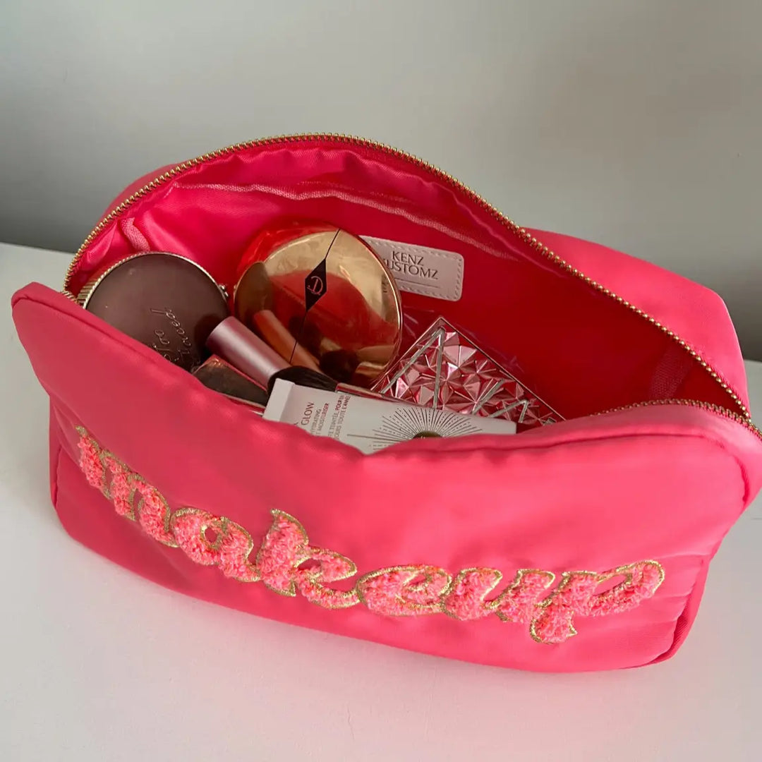 Premade Makeup Bag | Coral