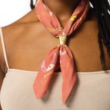 Jenni Earle | Brass Bandana Slide - Bolo - Scarf Ring