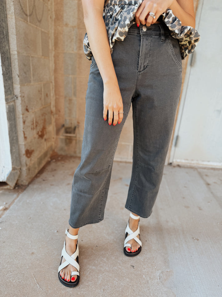 Lasso Baggy Fit Jean | Charcoal