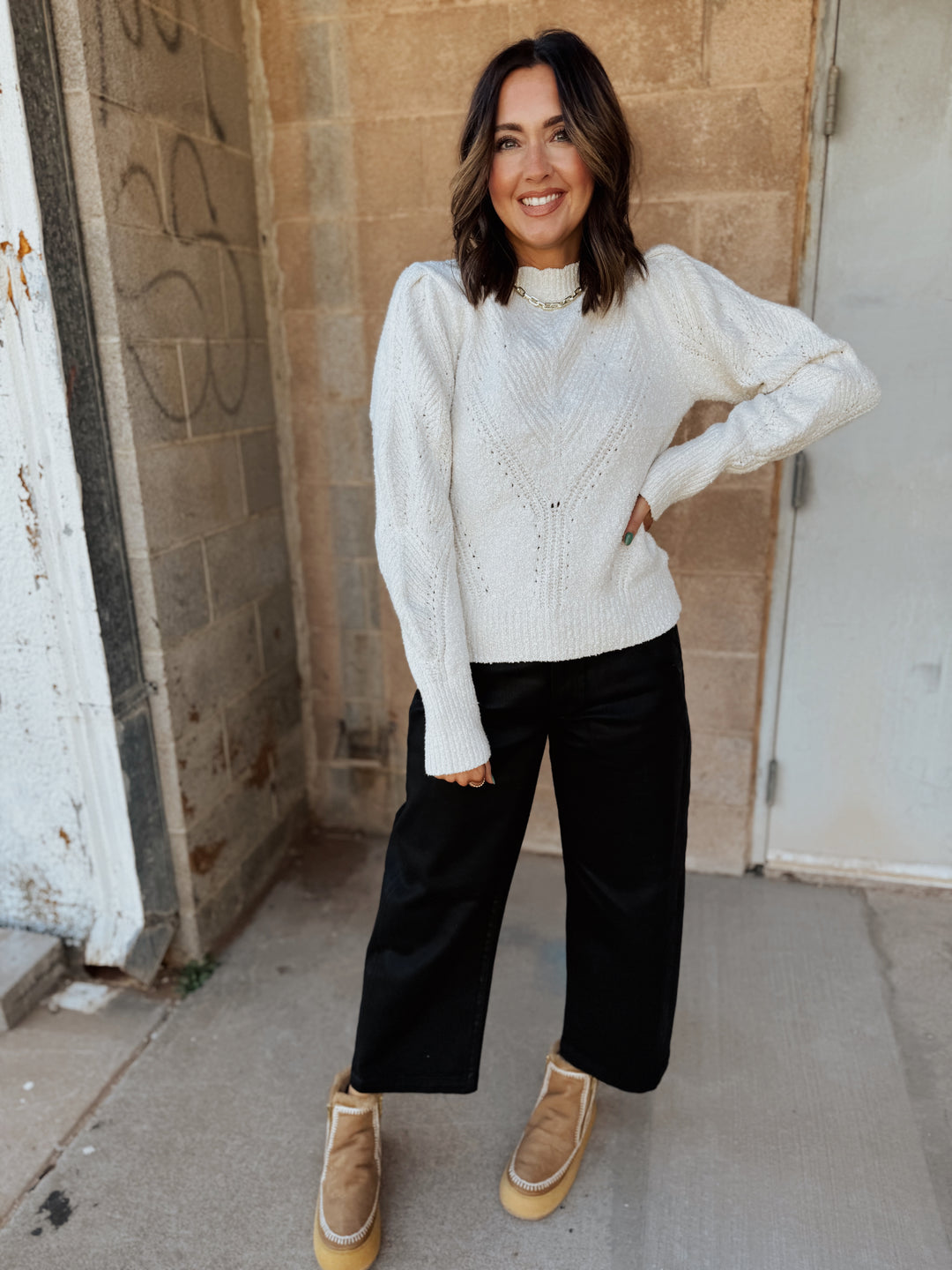 BLACK FRIDAY - Laidback London | Setsu Platform Crochet- Natural