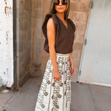 J. Marie Maelan Midi Skirt - Cream