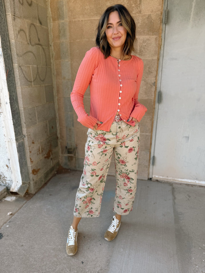 Free People | Tilly Long Sleeve - Crabapple