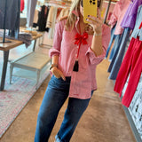 The Shirt | The Gameday Boyfriend - Red Stripe