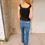 Good American | Soft Tech Good Legs Straight Jeans - Indigo818