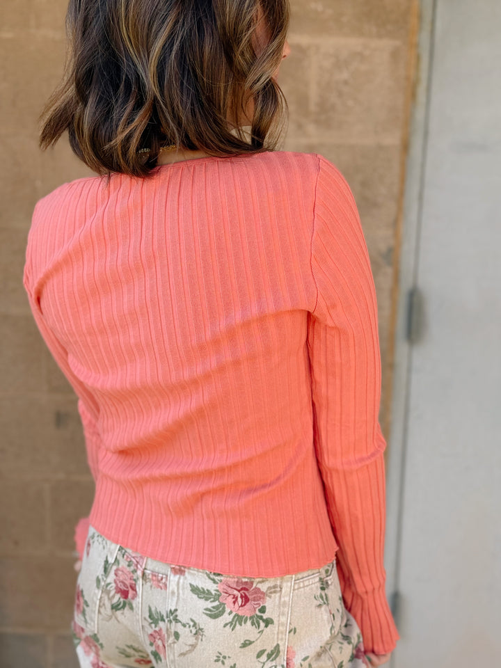 Free People | Tilly Long Sleeve - Crabapple