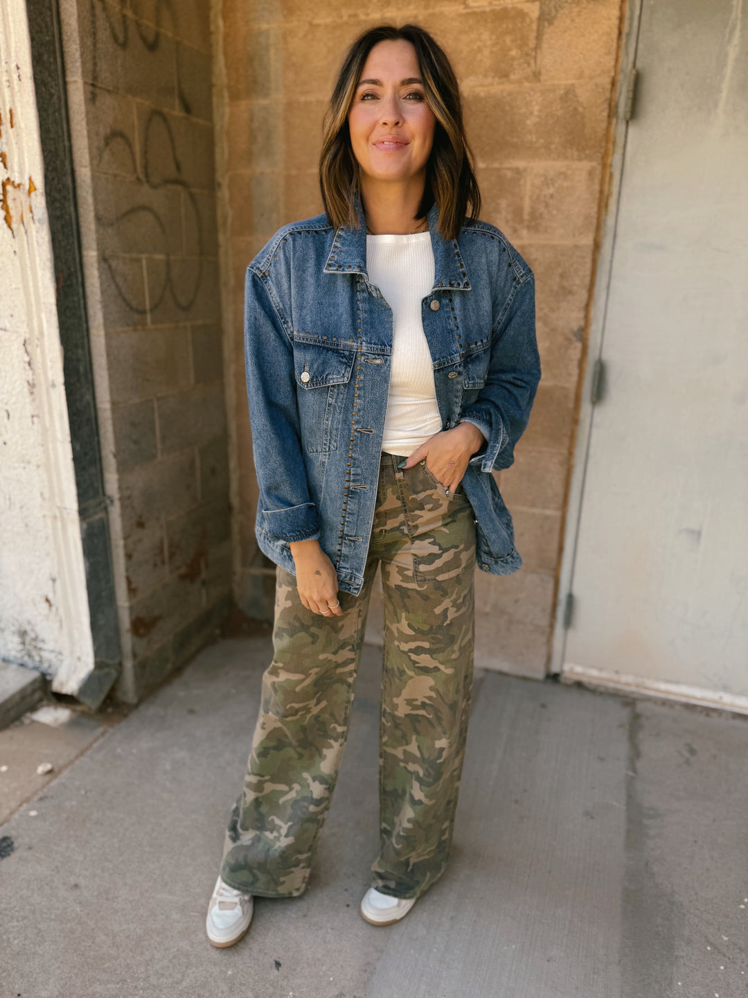 Beau Boyfriend Jacket - Vintage Blue