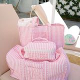 KenzKustoms | Quilted Tote Bag - Stripe Collection Various
