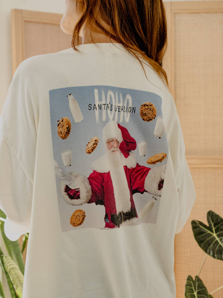 Santa's Version Graphic Tee | ONE SIZE