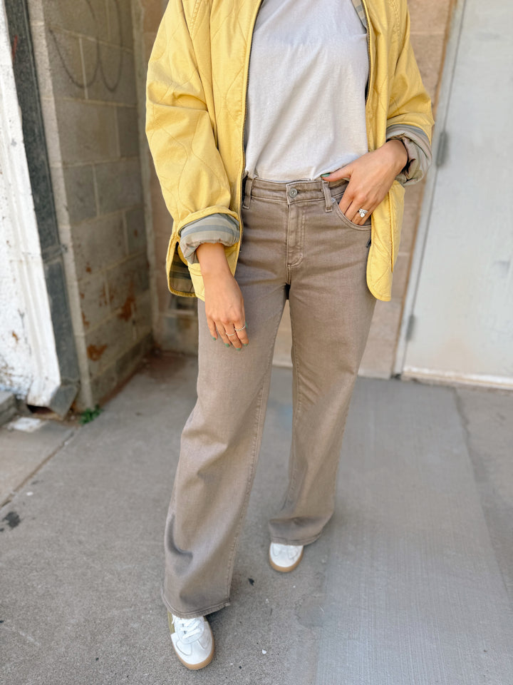 BLACK FRIDAY -AG Jean | Adria - Sulfur Taupe Grey