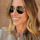 Z Supply | Highway Polarized Sunglasses - Gold/Grey