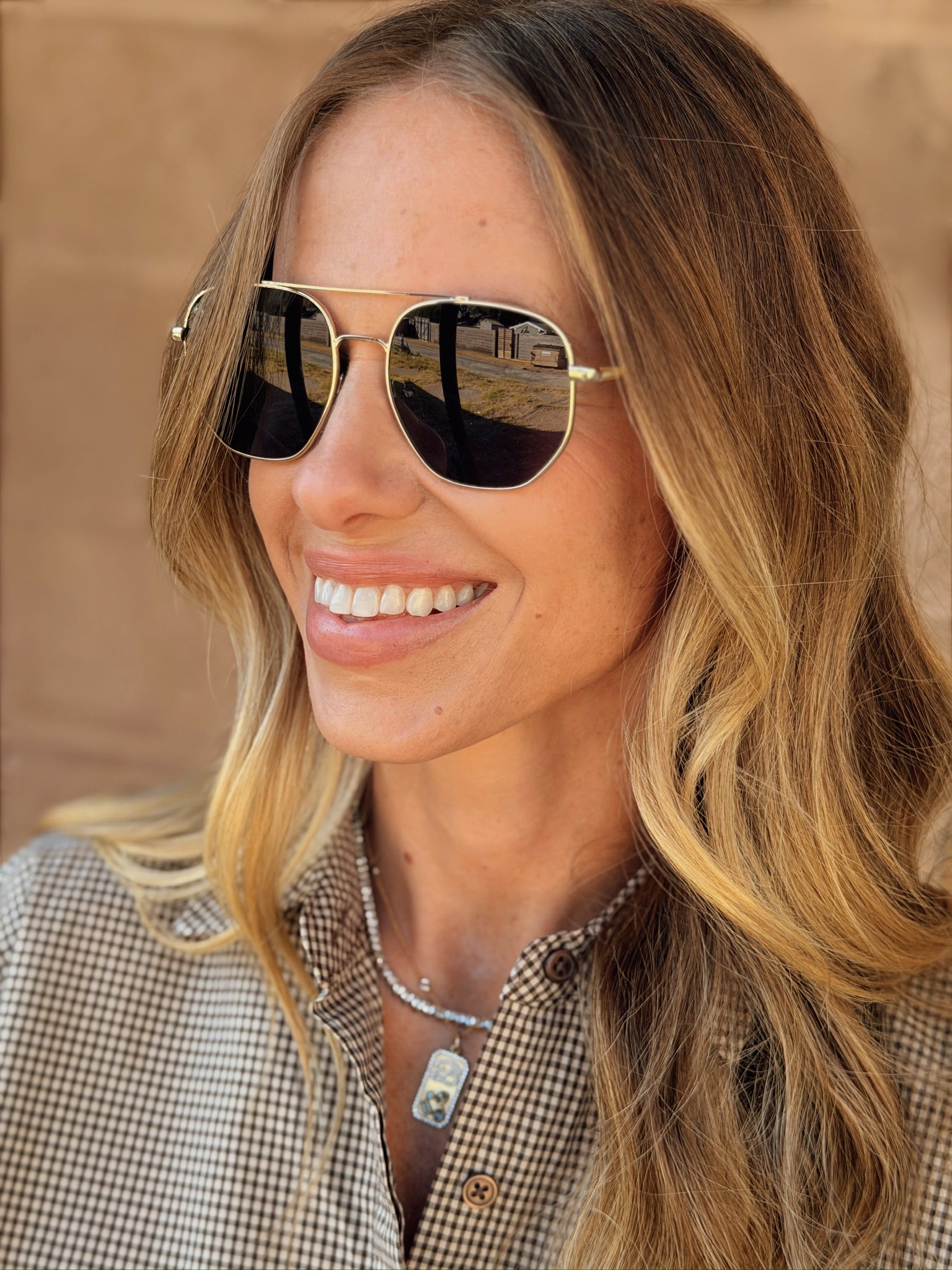 Z Supply | Highway Polarized Sunglasses - Gold/Grey
