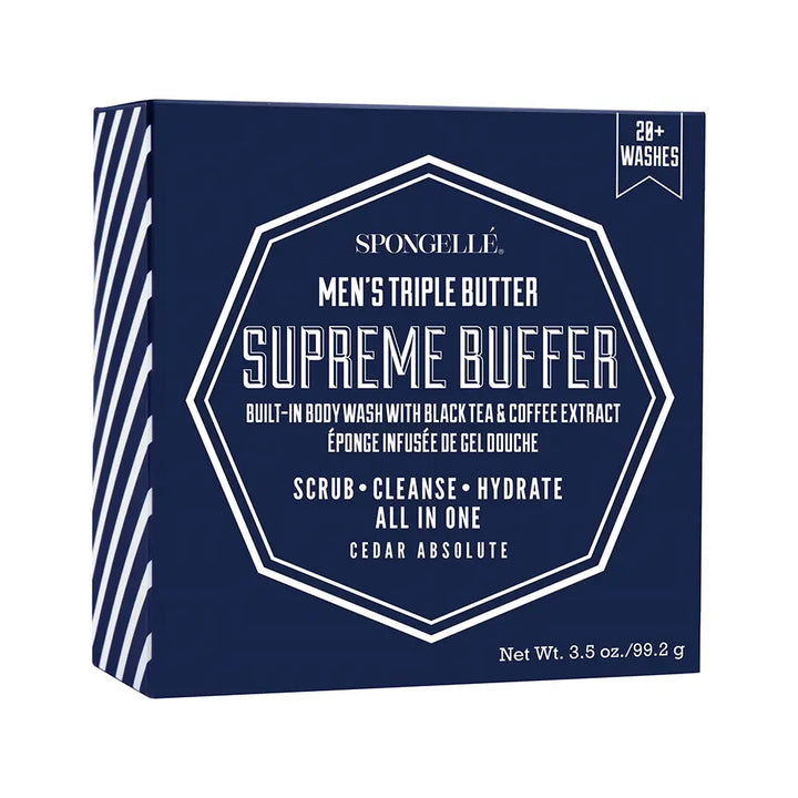 Spongelle Men's Supreme Buffer | 20+ Washes