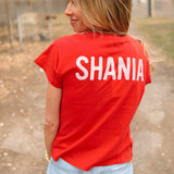 Daydreamer | Shania Twain Let's Go Girls Solo Tee - Ruby Red
