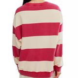 Free People | Classic Stripe Crew - Cherry Combo Wide
