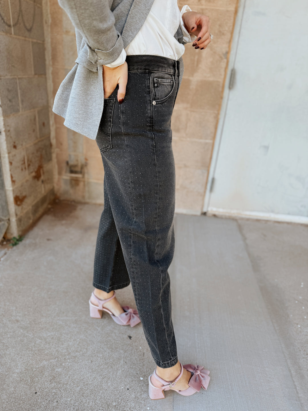 AG Jean | Hattie High Rise Barrel - Starlight