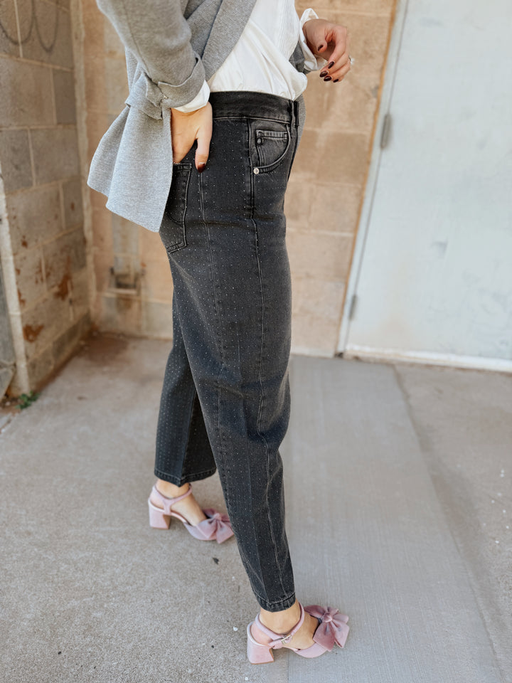 AG Jean | Hattie High Rise Barrel - Starlight