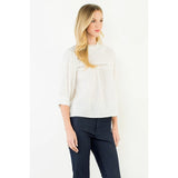THML | Flowy Cut Out Top - Cream