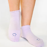 Pointe Studio | Women's Happy Full Foot Grip Sock – Lavender