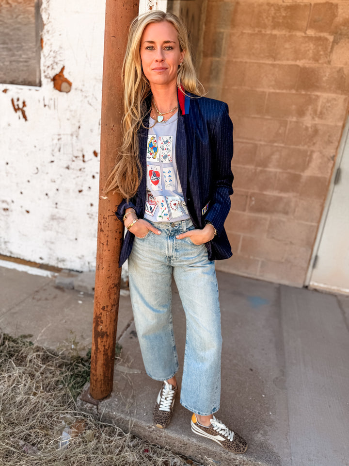 Kerri Rosenthal | Workday Love Brigade Blazer - Indigo Blue