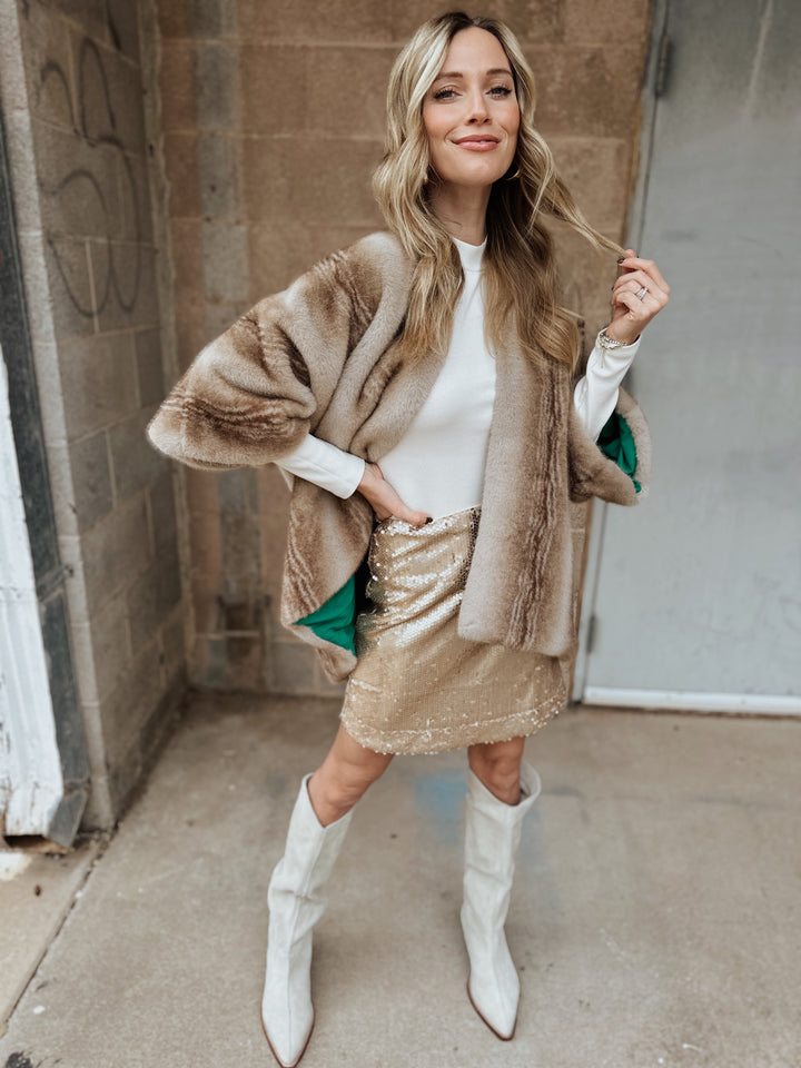 Emily McCarthy | Coco Cape- Fur