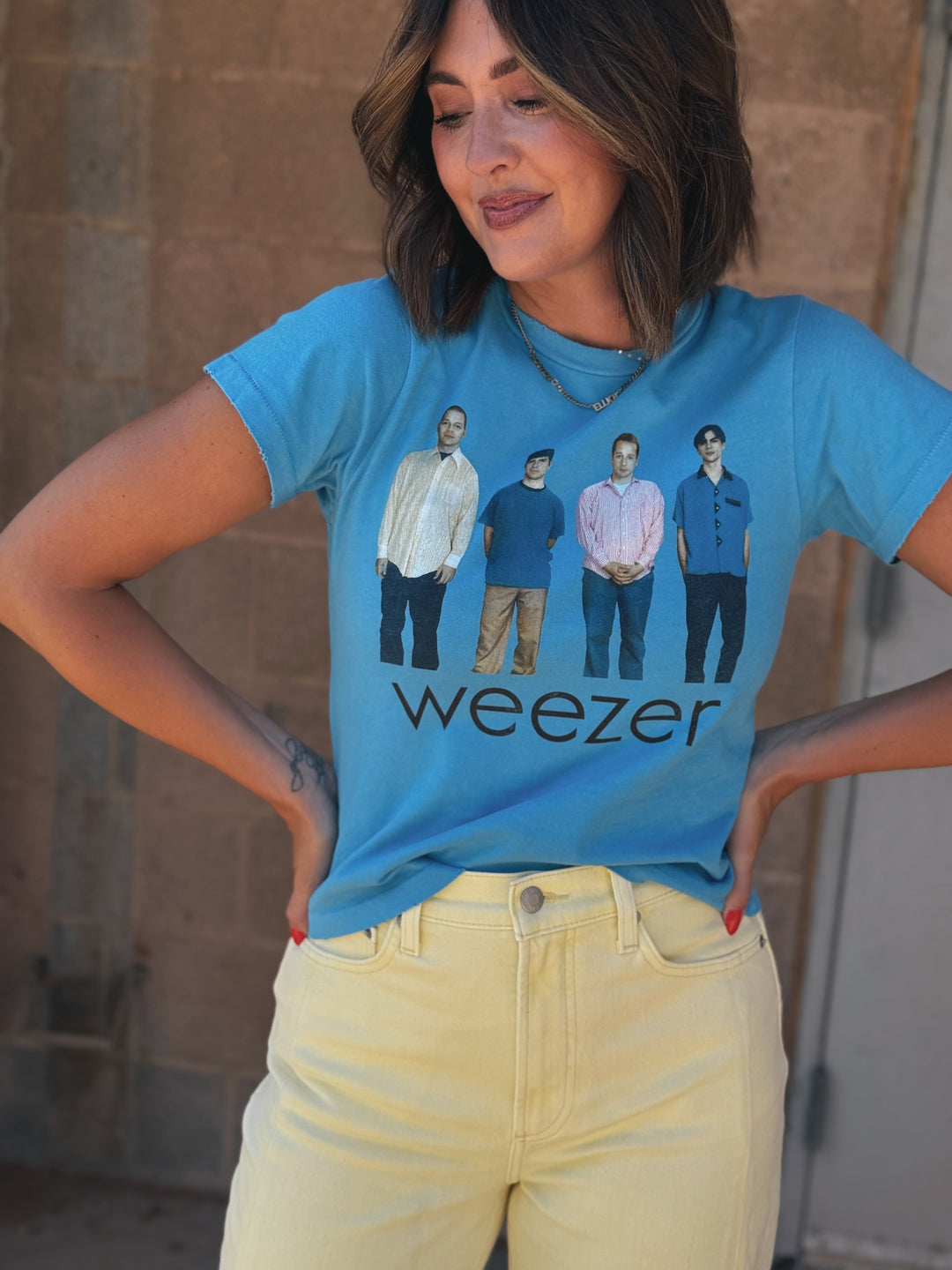 Daydreamer | Weezer Blue Album Vintage Tee - Ultra Blue