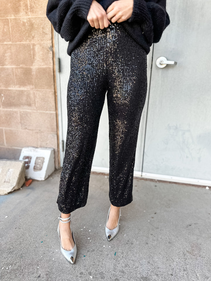 Z Supply Skylar Sequin Pant | Black