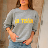 Sunny Somewhere | Gold Go Team Oversized Crew