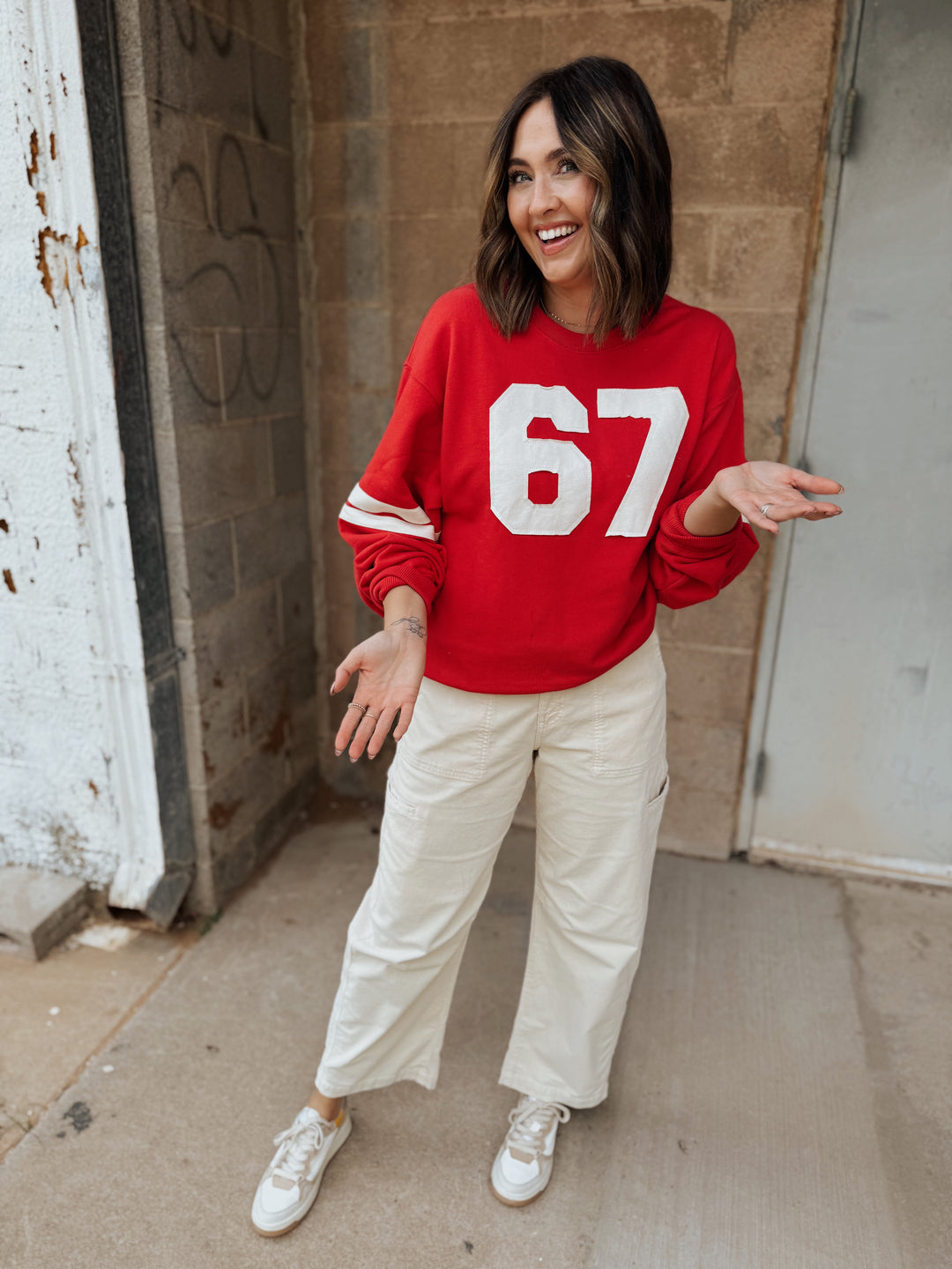 67 Sweatshirt - Red