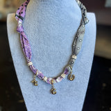 TCU Bubble Scarf Necklace