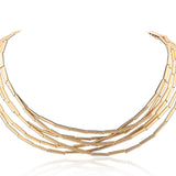 Sahira Jewelry Design | Mara Wrap Necklace - Gold