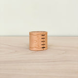 Jenni Earle | Leather Bandana Slide - Arched - Scarf Ring