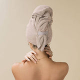 VOLO Beauty | Hero Hair Towel- Latte Luxe Tube