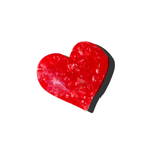 Solar Eclipse | Handmade Heart Acetate Claw Hair Clip - Various