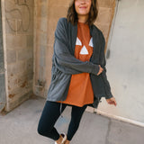 Pumpkin Oversized Tee
