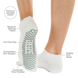 Pointe Studio | Women's Happy Full Foot Grip Sock – Bone