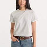 Good American | The Layered Tee - Vintage Grey