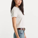 Good American | The Layered Tee - Vintage Grey