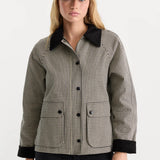Good American  | The Heritage Jacket - Black Check