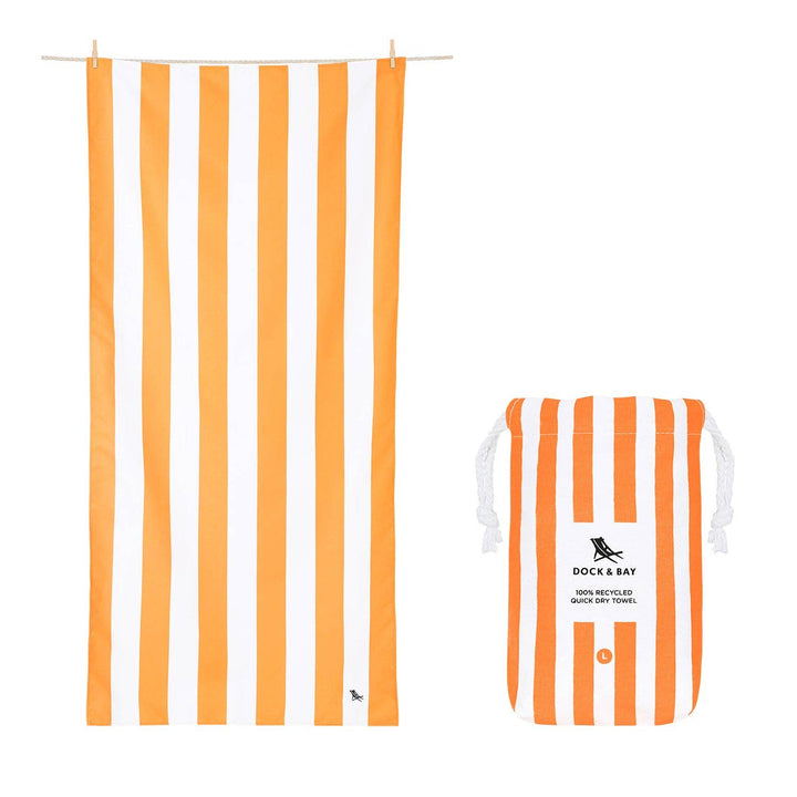 Dock & Bay Quick Dry Towels | Ipanema Orange